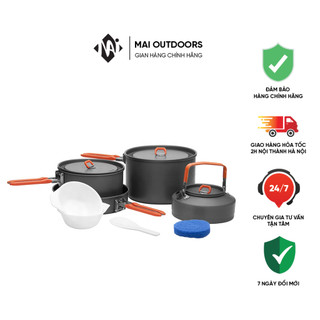 Bộ nồi cắm trại gấp gọn 4 món Fire Maple Feast 4