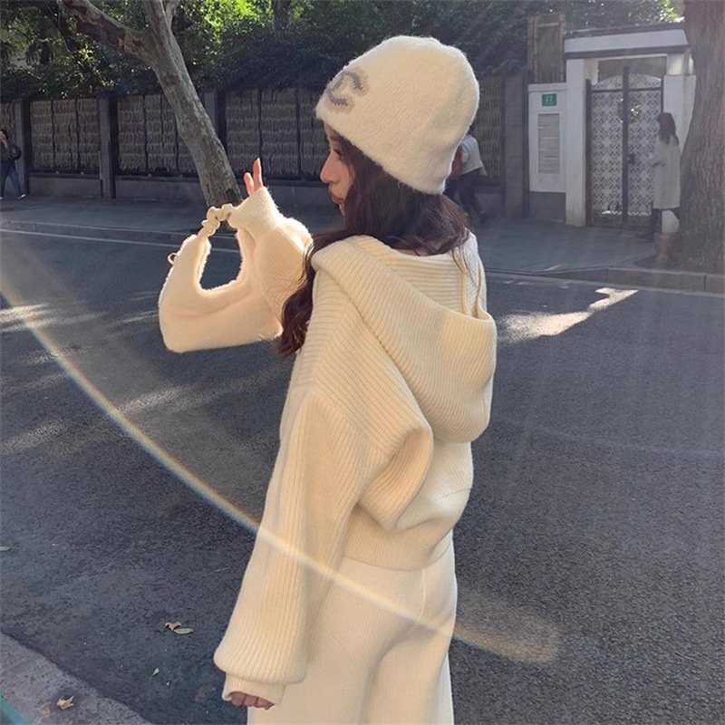 Áo Khoác cardigan Có Mũ Trùm 3 Màu,Áo Dài Tay Dáng Ngắn CRT Thời Trang Thu Đông Hàn Quốc Mới Phổ Biến Cho Nữ Nanashop