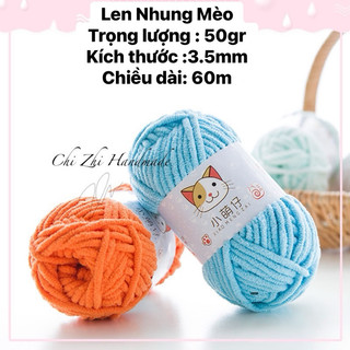 Len Nhung Mèo 50gr Chuyên Móc Thú Bông