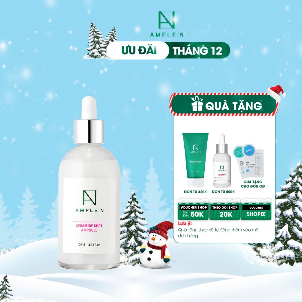 Tinh Chất Dưỡng Da Ceramide Ngừa Lão Hóa AMPLE:N Ceramide Shot Ampoule