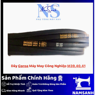 Dây curoa (coroa) M39 , M40 , M41 gắn mô tơ máy may công nghiệp loại tốt