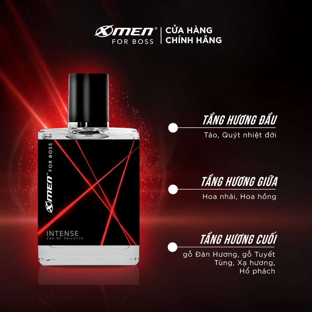 [Cris Phan x XMEN] Nước hoa EDT X-Men for Boss Intense 49ml