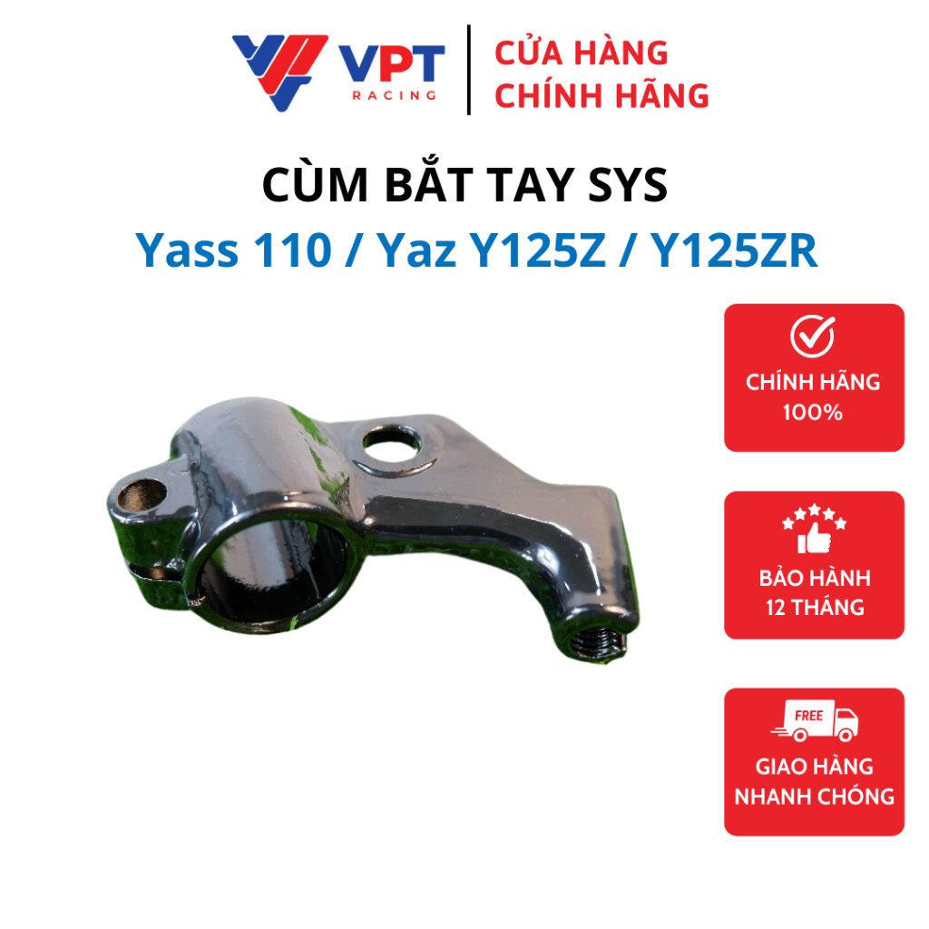 Cùm bắt tay SYS cho xe Yamaha Yass 110 / Yaz 125Z / Yaz 125ZR