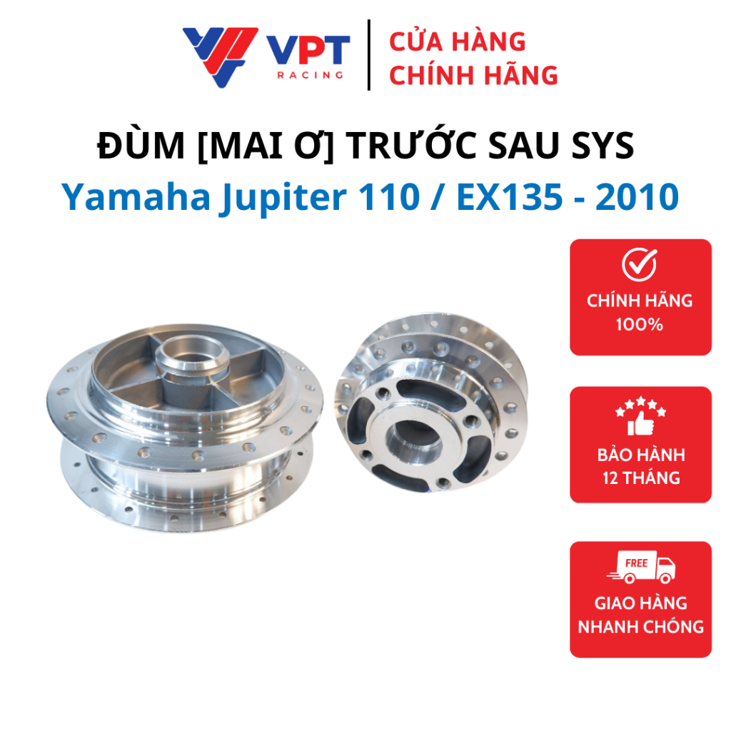 trước sau SYS cho Yamaha Jupiter 110 / EX135 - 2010