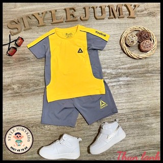 Bộ bé trai STYLE JUMY 41 (27-48kg), phong cách thể thao mát mẻ thông thoáng, logo thêu, thun lạnh loại 1