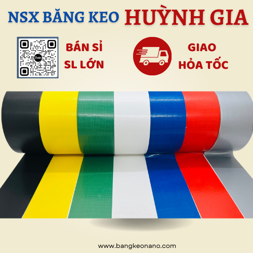 Băng Keo Vải Dán Bao, Dán Thùng Chịu Lực