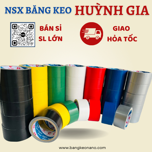 Băng Keo Vải Dán Bao, Dán Thùng Chịu Lực