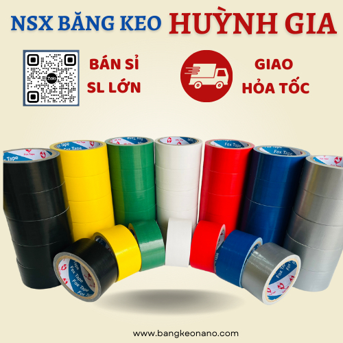 Băng Keo Vải Dán Bao, Dán Thùng Chịu Lực