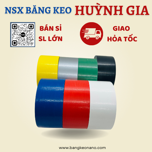Băng Keo Vải Dán Bao, Dán Thùng Chịu Lực