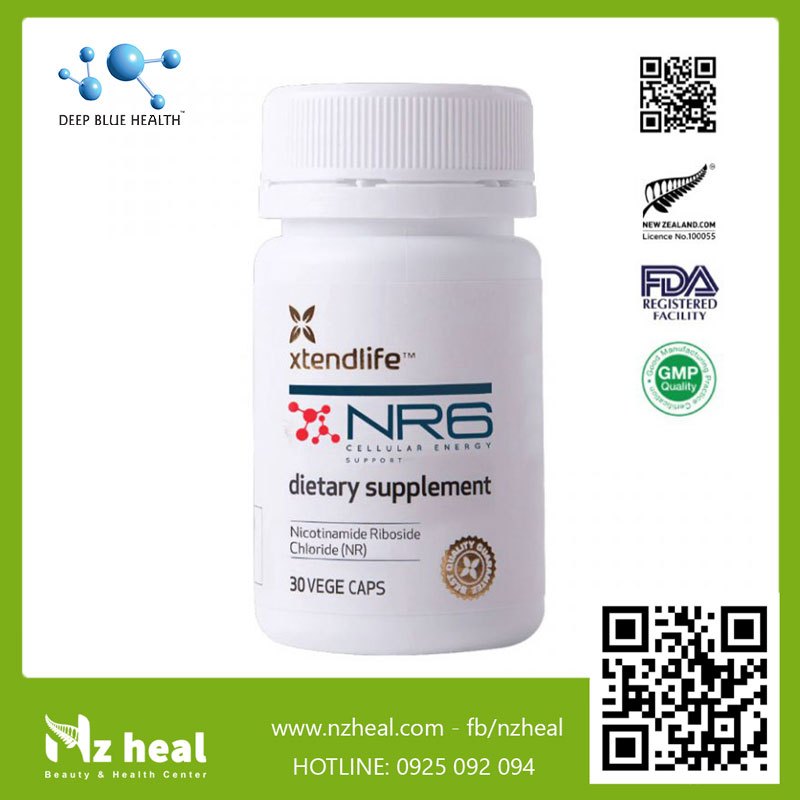 Xtend-Life NR6: tăng sinh NAD tự nhiên, chống lão hóa và tăng cường tuổi thọ