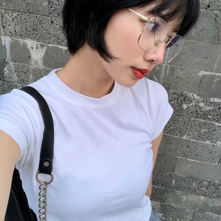 Áo croptop trơn ôm body chất thun borip cotton form basic - Croptop nữ trơn basic M000