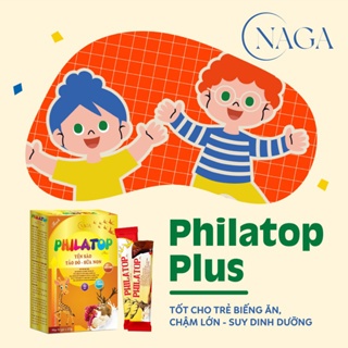 Philatop Yến Sào Naga Dạng Thạch Cho Bé Biếng Ăn Chậm Lớn Còi Xương, Philatop hỗ trợ người già đế kháng kém