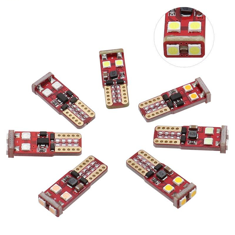 Đèn LED Canbus T10 6smd 3030 siêu sáng canbus error T10 demi,xi nhan, soi biển số, xe máy, trần ô tô