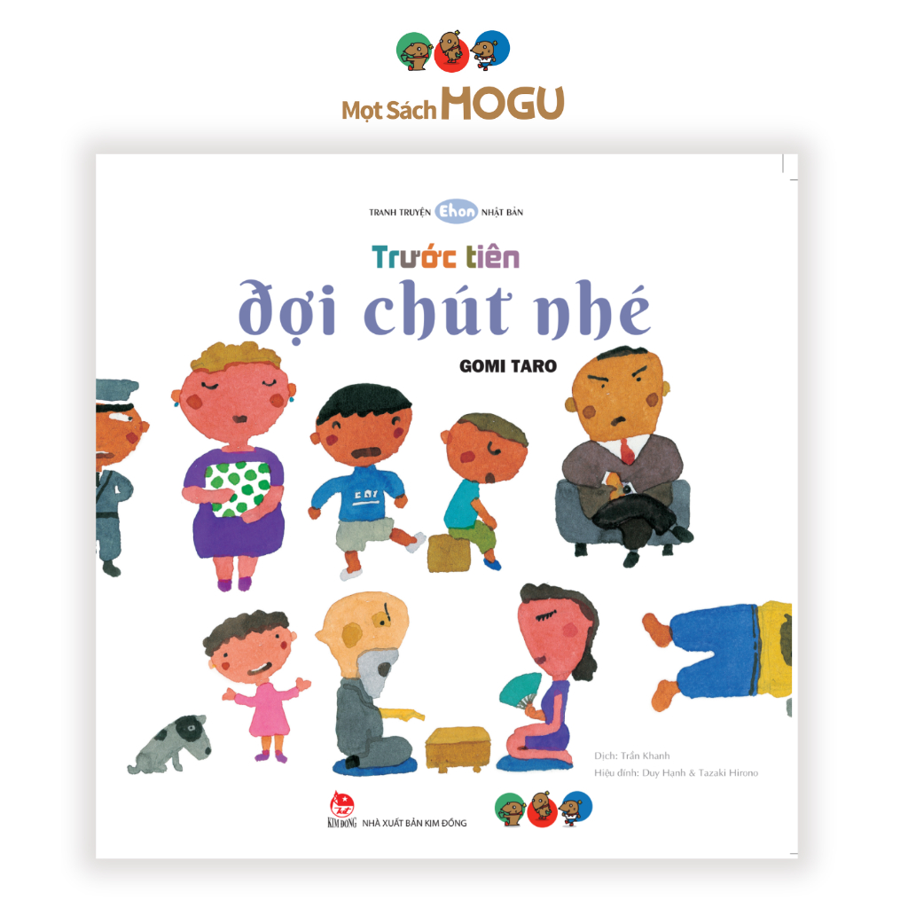 Tranh truyện - Phát triển sáng tạo cho bé từ 3 tuổi - Trước tiên đợi chút nhé (Sách Ehon)