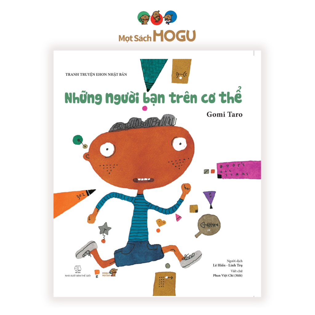 Tranh truyện - Phát triển sáng tạo cho bé từ 3 tuổi - Những người bạn trên cơ thể (Sách Ehon)