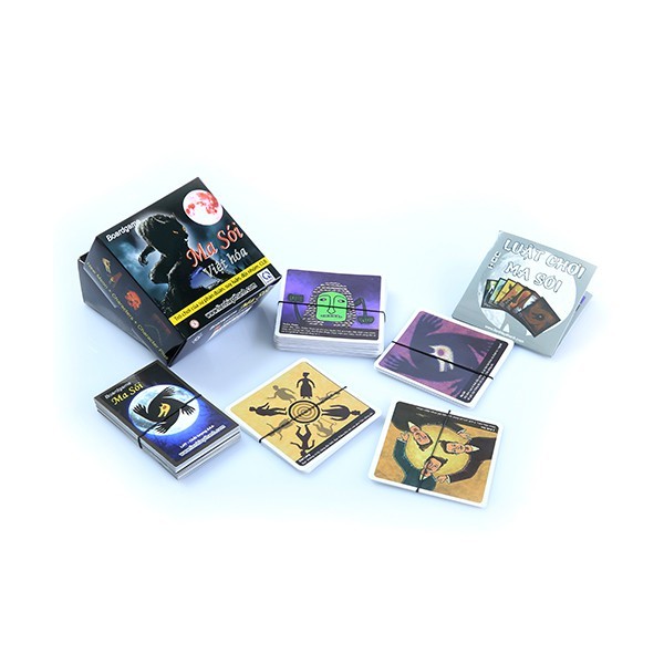 Bài ma sói cao cấp LIÊN HIỆP THÀNH, Board game giải trí, Bộ 90 lá dày chống nước TOP VUI