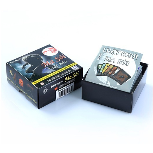 Bài ma sói cao cấp LIÊN HIỆP THÀNH, Board game giải trí, Bộ 90 lá dày chống nước TOP VUI