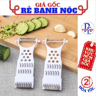  Dụng Cụ Bào, Thái , Cắt Củ Quả Bằng Nhựa Đa Năng - Dao Bào Gọt Rau Củ 2 Đầu Đa Năng - Nạo Rau Củ 2in1