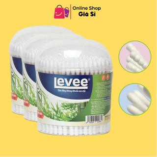 Tăm bông người lớn kháng khuẩn levee thân trúc tb01-586 hộp 200 que