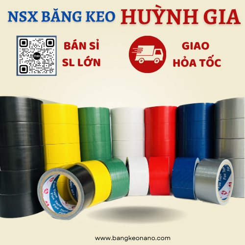 Băng Keo Vải Dán Bao, Dán Thùng Chịu Lực