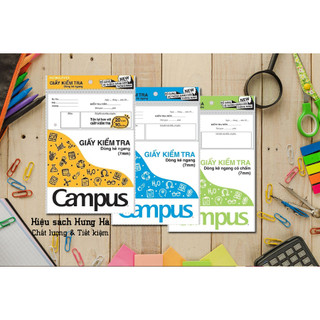 Giấy kiểm tra kẻ ngang cấp 2 Campus