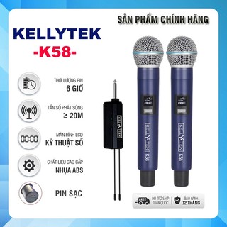 Micro Không dây Karaoke AUD308U | AUD6002G | AUD-102 | AUD001 | W108 - Dùng cho Loa kéo, Amply, vang - Bảo hành 12 Tháng