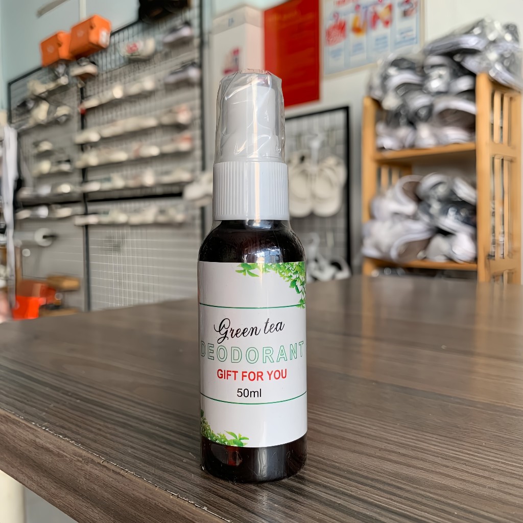 Bình xịt khử mùi giày dép lưu hưng kháng khuẩn, chai xịt 3 mùi thơm thời gian lưu hương lâu 50ml
