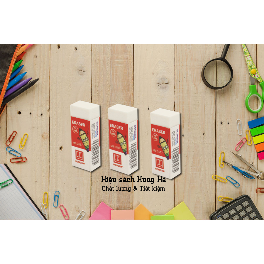 Gôm tẩy Hồng Hà 3537 trắng