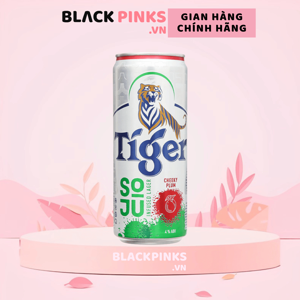 Bia Tiger Soju Cheeky Plum 330ml vị mận/vị dưa lưới