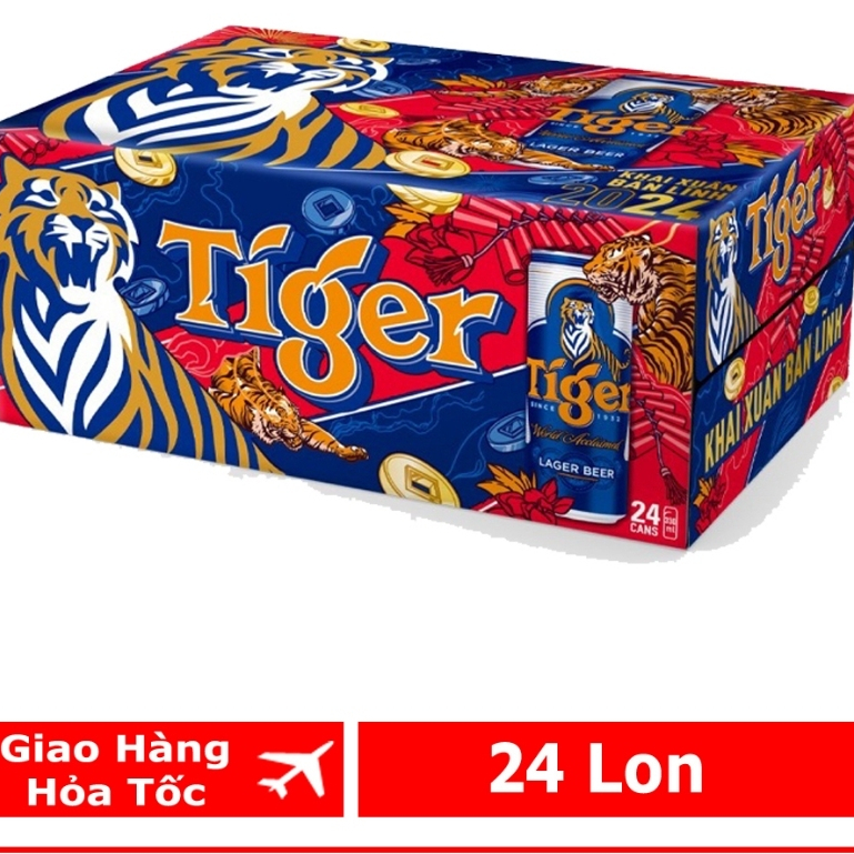 Thùng bia Tiger 330ml date mới_KK0203