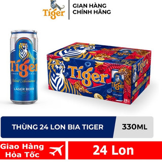 Thùng bia Tiger 330ml date mới_KK0203