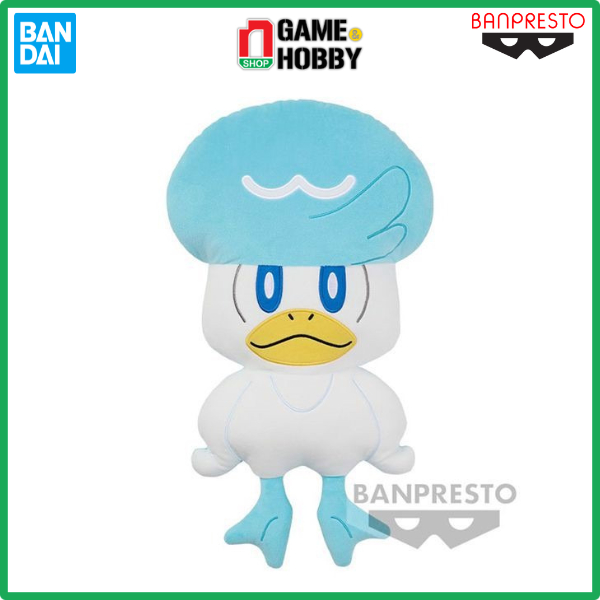 GỐI BÔNG POKEMON QUAXLY - BANPRESTO POKEMON SUPER BIG PLUSH CUSHION CHÍNH HÃNG BANDAI