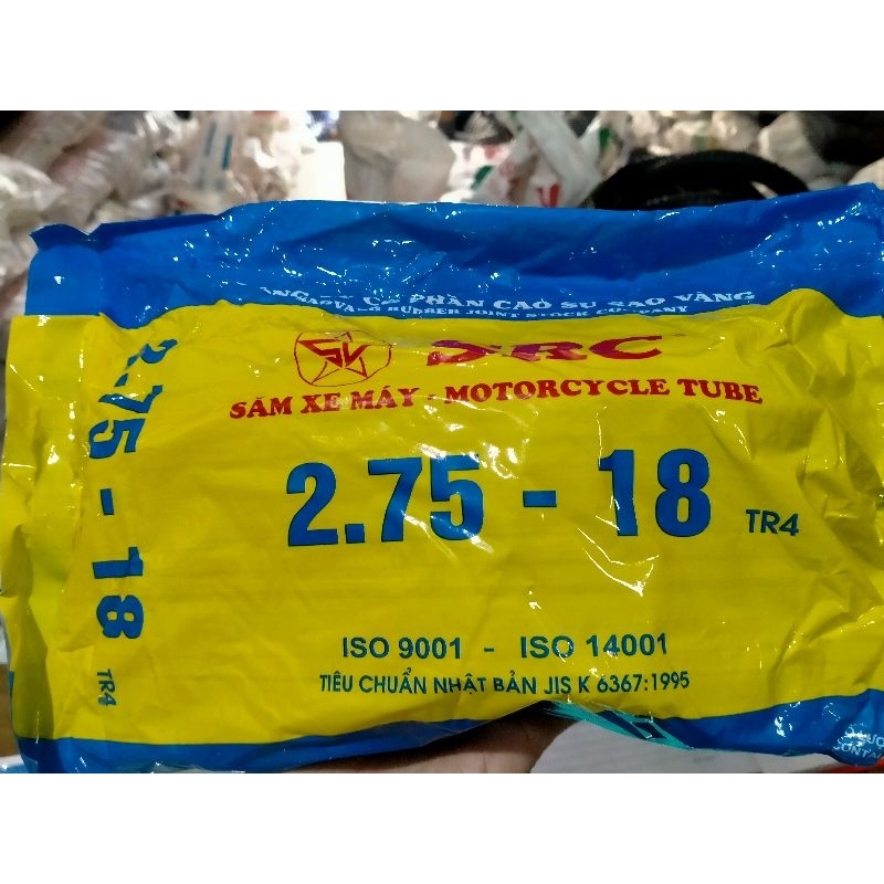 RUỘT  XE MÁY SU 2.75-18 và 3.50-16 SAO VÀNG