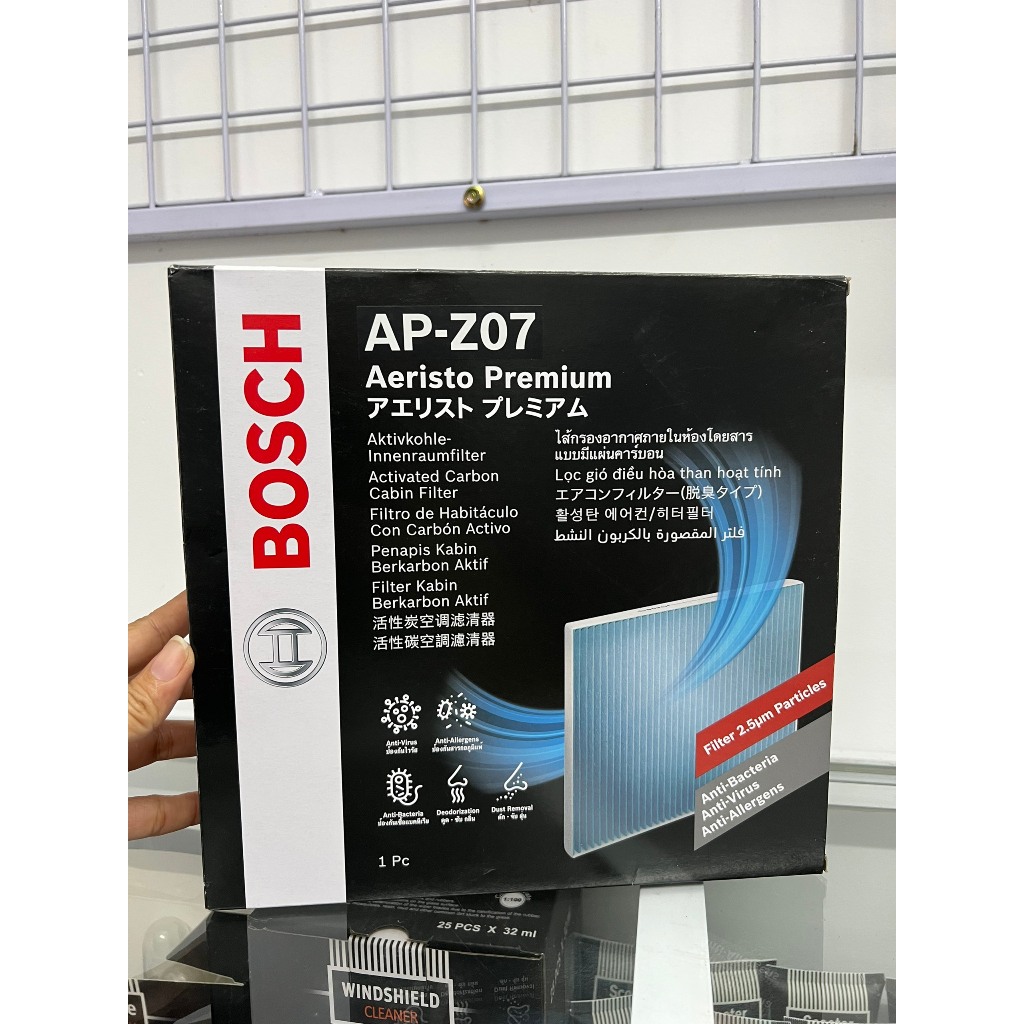 Lọc gió máy lạnh than hoạt tính BOSCH Aeristo Premium AP-Z07, Xe Mazda CX5 / CX5 KF 2nd Gen,..PY 2012 2013 2014 2015