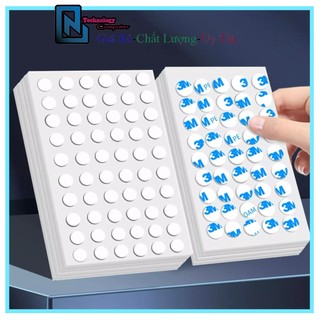 Dán 3M 10 Cái 2 mặt Dạng Tròn Dày 1mm Dán Các Sản Phẩm Vừa Và Nhỏ