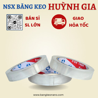 Băng Keo 2 Mặt Siêu Bám Dính Trong Suốt 2cm