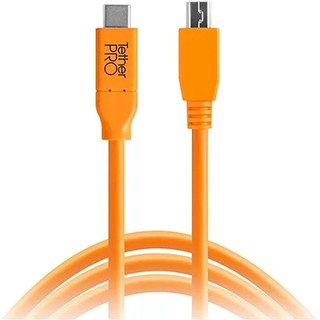 Dây Tether Tools – Cáp TetherPro USB-C to 2.0 Mini-B 5 Pin, Micro-B 5 Pin – Dài 4.6m HL Studio