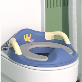  Bệ Lót Bồn Cầu Cho Bé Chất Liệu Nhựa Pvc Cao Cấp Có Tay Nắm Chắc Chắn An Toàn Cho Bé 