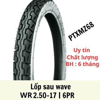 Vỏ xe wave sau 2.50-17 6pr | lốp xe sau trước hàng tốt