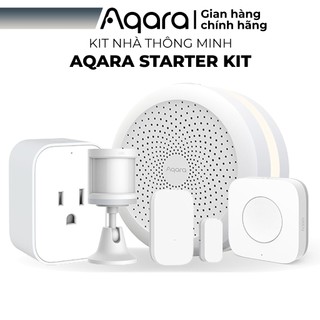 Aqara Smart Home Starter Kit hub M1S Quốc Tế - Bộ nhà thông minh cơ bản tương thích Apple HomeKit - Hàng Chính Hãng BH 1