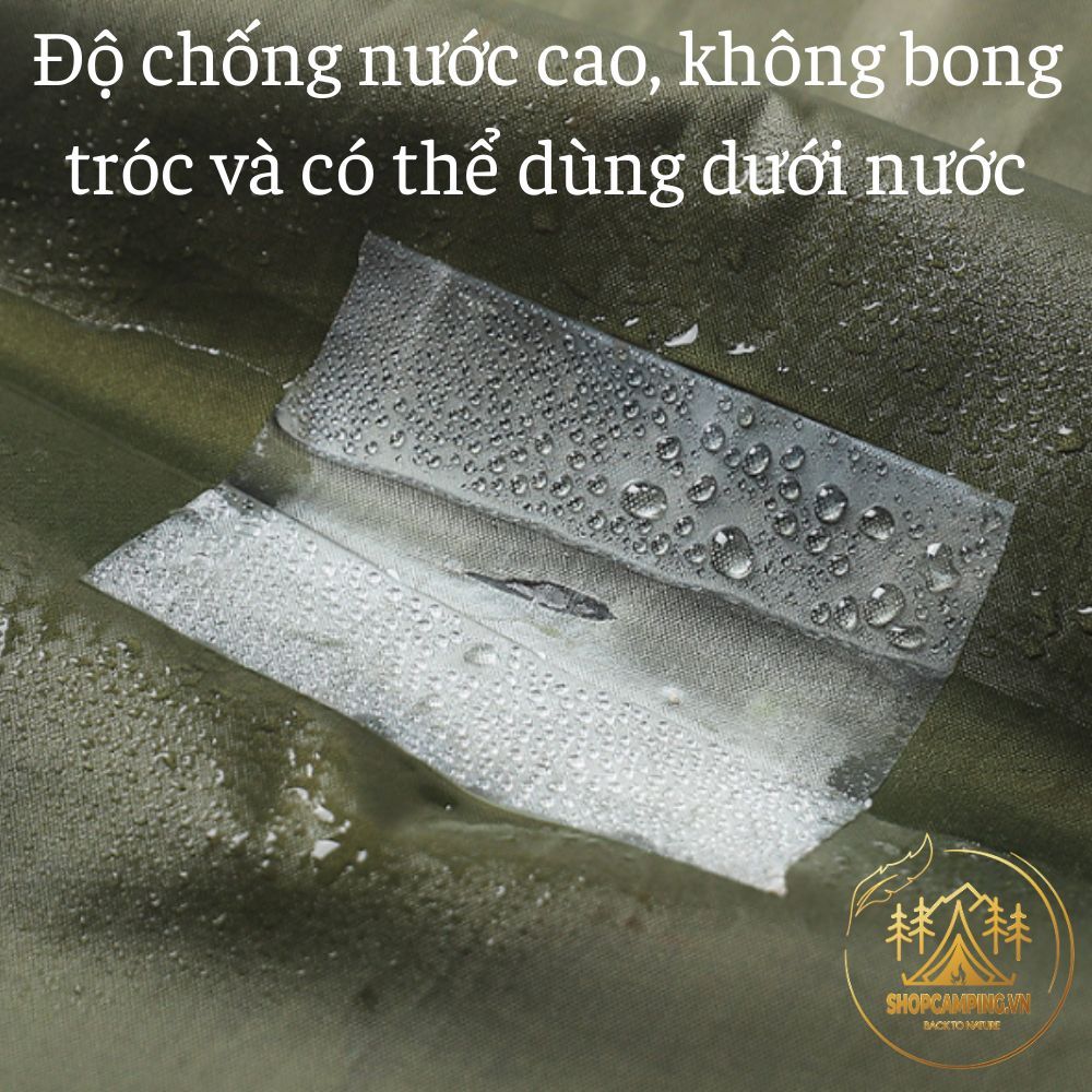 Miếng dán lều trại TPU trong suốt, dán vá phao, nệm hơi, áo mưa, tăng bạt dã ngoại - Camping VietNam