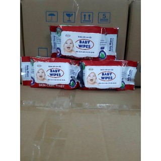 (combo 10 gói) khăn ướt Baby Wipes 80g
