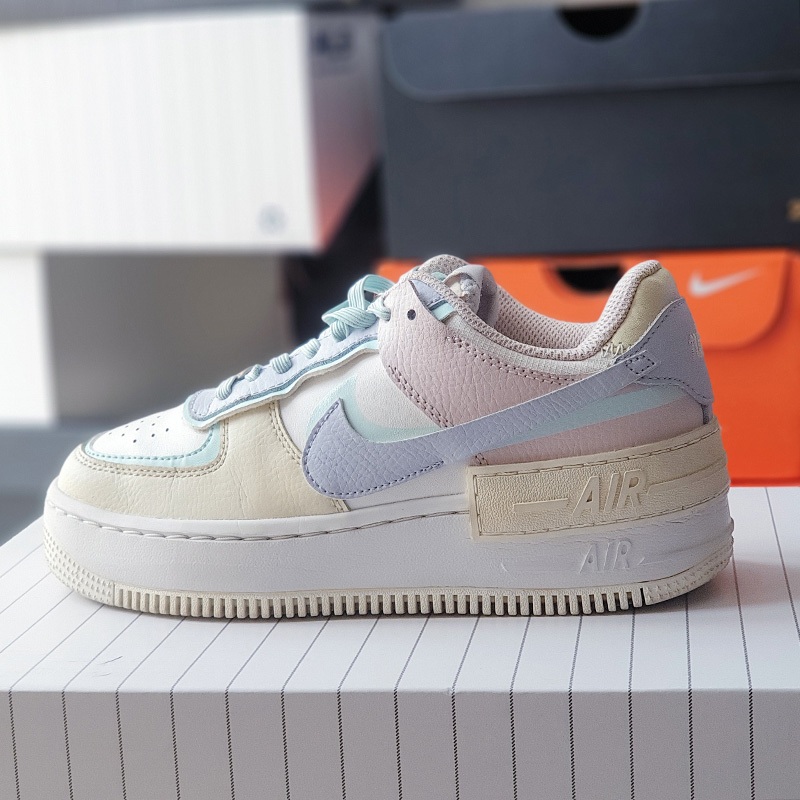 Giày Air Force 1 Shadow ‘Pastel’ CI0919-106, size 36, real 2hand