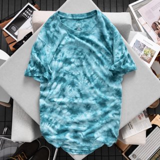 ÁO BIGSIZE - Áo Thun Nam Cổ Tròn Hoạ Tiết Vải Loang Size Từ 55kg-110kg Chất Liệu Thun Cotton Co Giãn Thoáng Mát ATL102