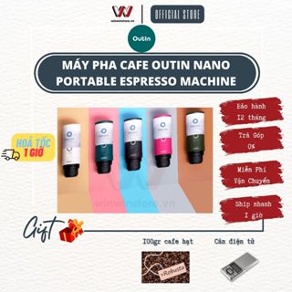 Máy pha cà phê Outin Nano Portable Espresso - Hàng Chính Hãng Full VAT