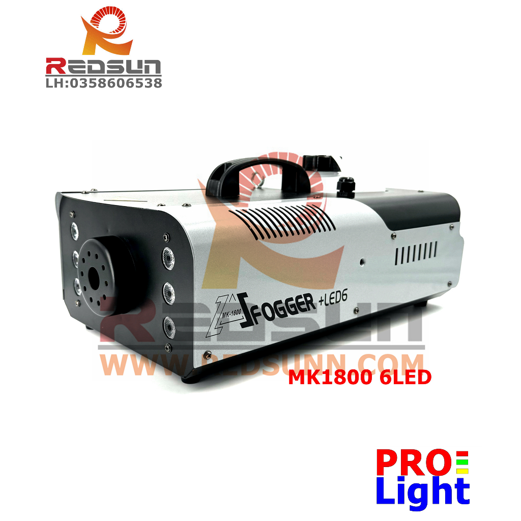Máy tạo khói 1800W Fogger/1800 LED6/1800 DMX + 8LED