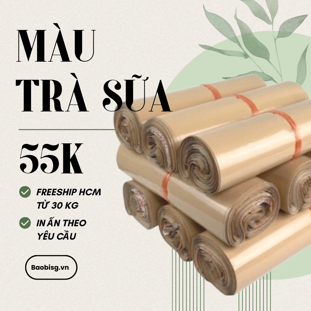Túi gói hàng TUIGOIHANGVN Cao cấp 1kg màu Trà Sữa giá rẻ nhất sàn -Vuagoihang