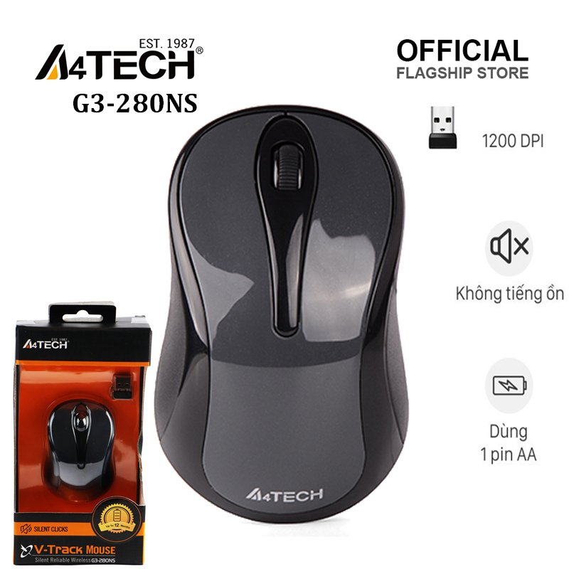 Chuột Không Dây A4tech G3-280 Chính Hãng - Bảo hành 12 Tháng