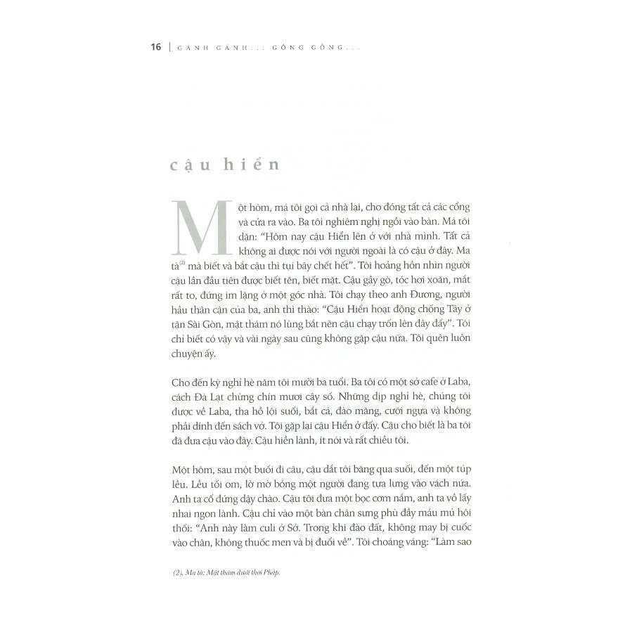 Sách - Gánh Gánh Gồng Gồng