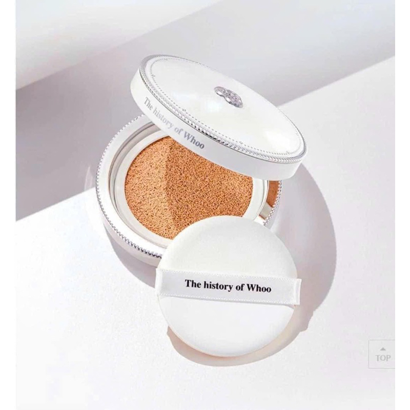 Phấn nước cushion Whoo dưỡng trắng da đông y chống nắng SPF50+/PA+++ fullsize unbox